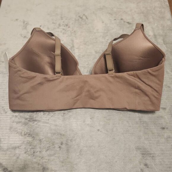 NWT Tranquil & True Size 40D Back Smoothing Front Close Bra brown - Picture 2 of 4
